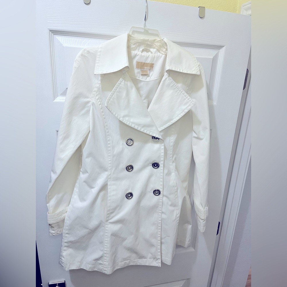 Michael Kors rain jacket. White. Vintage. Size small